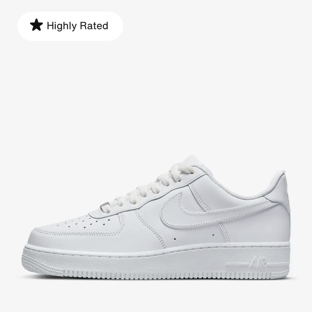 Nike Air force 1, Triple White, Men’s Size 9